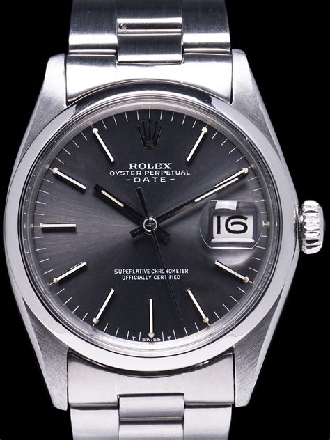 rolex date reference 1500 grey dial|rolex 1500 oyster perpetual date.